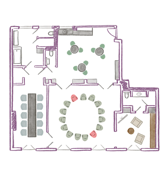 Grundriss Seminarraum Stephansplatz